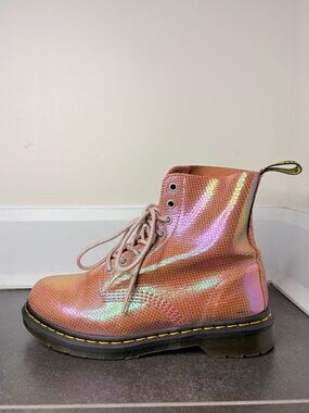 Dr. Martens 1460 Iridescent Holographic Boots Women’s Size 8